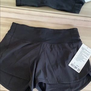 Lulu Lemon Speed Up MR Short 4” - new with tags